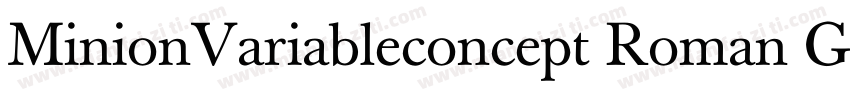 MinionVariableconcept Roman GBpc EU字体转换